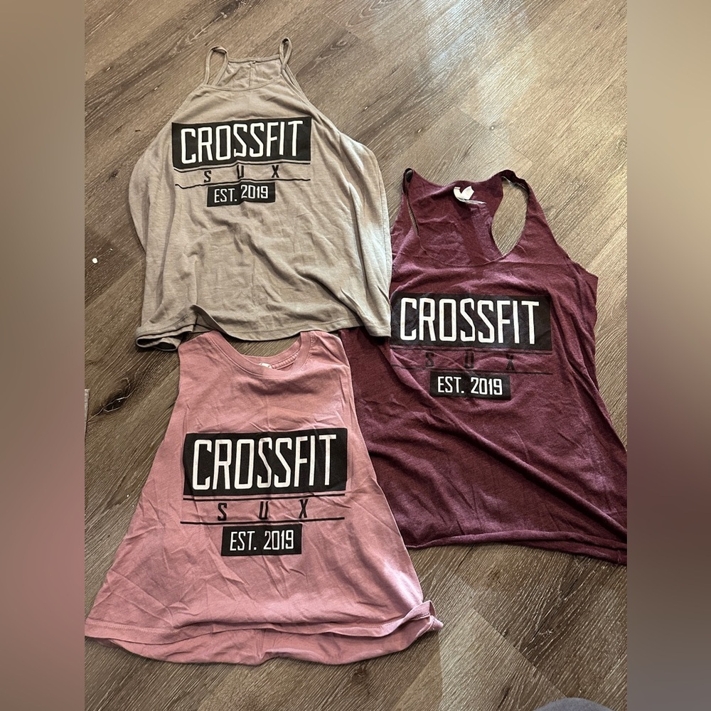 CrossFit sux tanks bundle